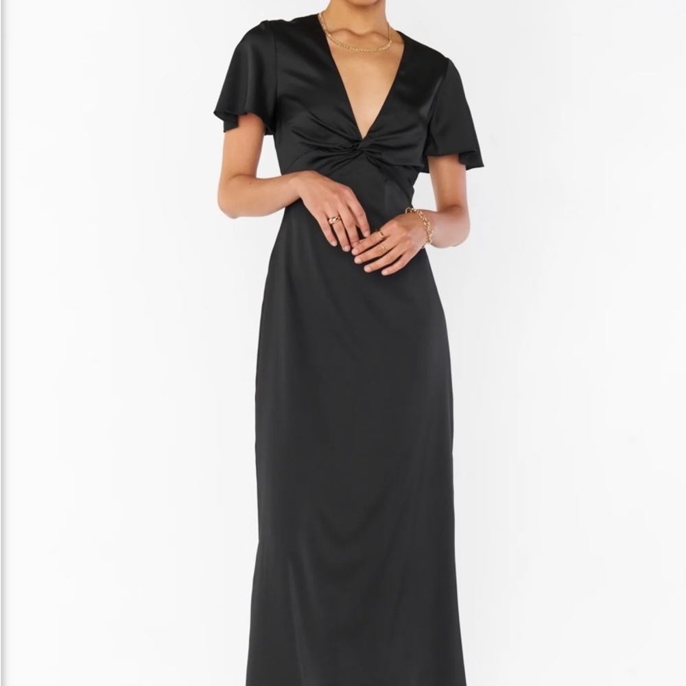 Show Me Your MuMu Black Rome Twist Gown